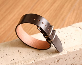 IWC用ハンドメイドダークグリーンヌバックアリゲーターレザーウォッチ