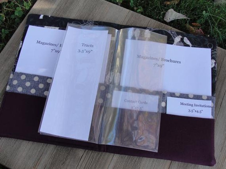 Magazine Tract Document Ministry Organizer READY To SHIP