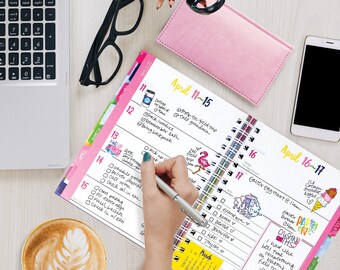 2022-23 Reminder Binder® Planner| Weekly, Monthly Views | 360+ stickers, Tabs, Tear-off Lists, Contacts | Great for Moms