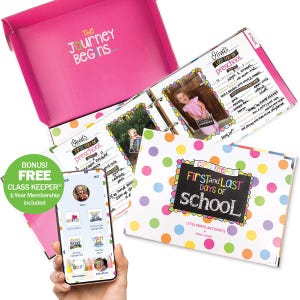 Class Keeper® | Easiest School Days Memory Album | (2) Styles | Keepsake