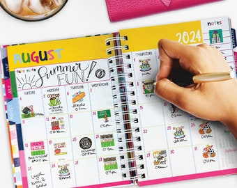 18 month Reminder Binder® Planner | 2024-2025 Daily Planner | Weekly Planner for Women | Hard Cover | July 2024 - December 2025