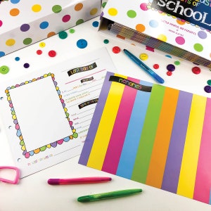 School Scrapbook Pages for First & Last Day for the Class Keeper® Memory Keepsake Binder | (2) Styles