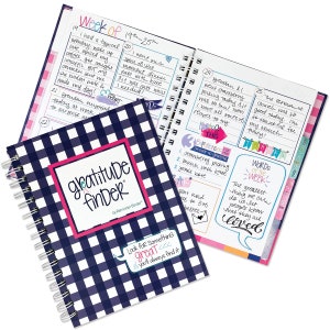 Gratitude Journal | 52 Week Daily Positive Thinking for Women & Girls with 165 Stickers | Self-Help Happiness | Gratitude Finder®