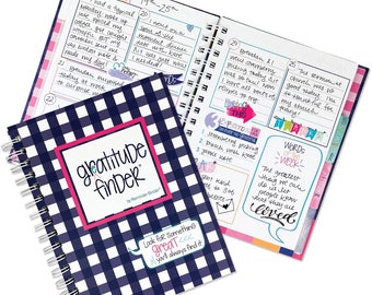 Gratitude Journal: 52 Week Positive Thinking with Stickers