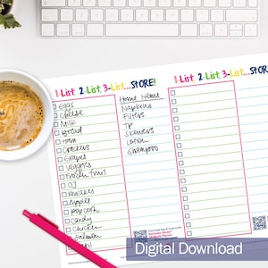 Checkbox Checklists 2-up | Digital Download | Print-ready, Delivered Instantly