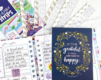 Pull & Place Adhesive Coil Strips | Snap-in, DIY Added Pages to Your Reminder Binder® of Gratitude Finder® | Great for Moms