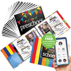 Class Keeper® School Memory Book, First & Last Day of School Signs, School Keepsake Bundle + App image 5