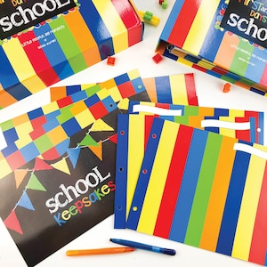 School Scrapbook Pockets & Album Photo Pages for the Class Keeper® Memory Keepsake Binder | (2) Styles