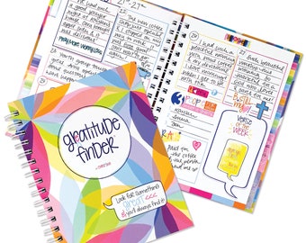 Gratitude Finder Journal: 52 Week Inspirational Scripture Journal with Stickers