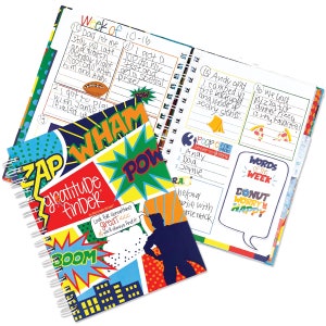 Gratitude Journal | 52 Week Daily Positive Thinking for Boys with 177 Stickers | Self-Help Happiness | Gratitude Finder®