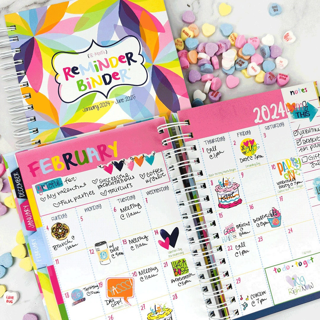 18 Month Reminder Binder® Planner 20242025 Daily Planner Weekly
