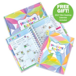 2027-2028 Planner, 2 Year Weekly & Monthly Planner, 24 Month Planner, Reminder Binder®