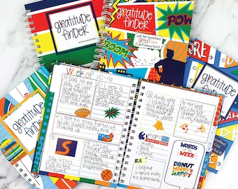 Gratitude Journal for Boys: 52 Week Positive Thinking with Stickers