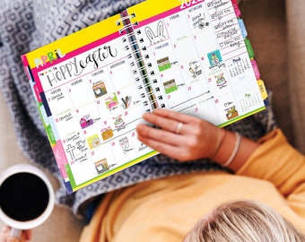 2022-23 Reminder Binder® Planner| Weekly, Monthly Views | 360+ stickers, Tabs, Tear-off Lists, Contacts | Great for Moms
