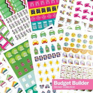 Budget Project Sticker Budget Planning Sticker Sets | Financial Planning | 772 Count Pack - Etsy