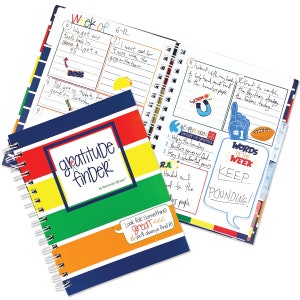 Gratitude Journal | 52 Week Daily Positive Thinking for Boys with 177 Stickers | Self-Help Happiness | Gratitude Finder®