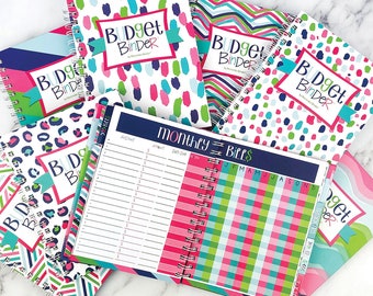 Budget Binder™ Bill Tracker Organizer Planner w/ Calendar & Pockets for 12-Months of Financial Management | 354 Stickers