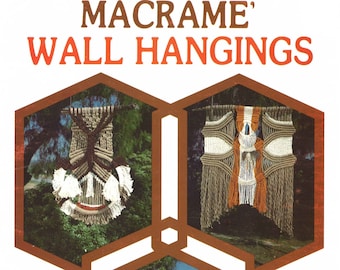 Vintage Makramee Musterbuch PDF •  Raumteiler, Wandbehang, Vorhänge