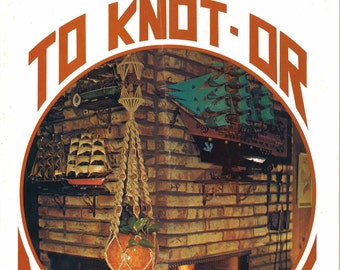 Vintage Macrame Pattern Book PDF • Plant Hanger, Wall Art