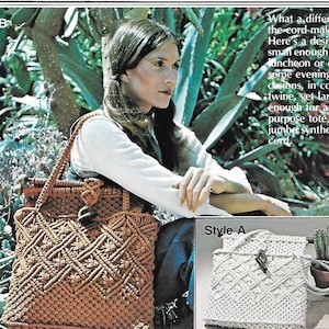 Vintage Cord Purse Etsy