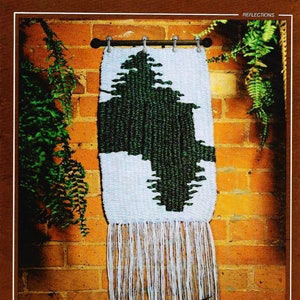 Vintage Weaving Pattern • 1970s Flatloom Weaving Book • Forest PNW Tapestry Wall Hanging • Easy Beginner Weaving Pattern Books 70s PDF Ebook