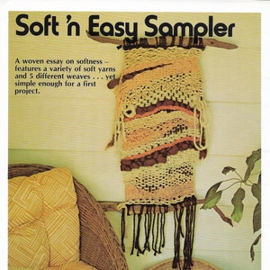Weaving Sampler • 1970s Flatloom Weaver Book • Decoration Wall Hanging Instruction Pattern Books • 70s Vintage • Digital PDF Ebook