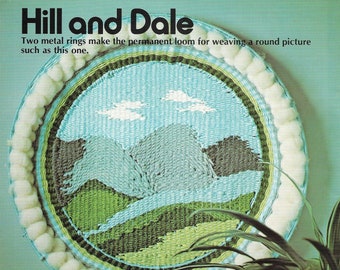 Hill + Dale Weaving • 1970s Flatloom Weaver Book • Decoration Wall Hanging Instruction Pattern Books • 70s Vintage • Digital PDF Ebook