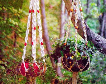 Vintage Macrame Plant Hanger Pattern Book PDF • 1970s Macrame Pot Hanger Pattern DIY Easy Beginner Macrame Elegance • Digital Download eBook