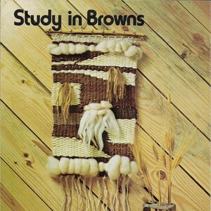 Brown Weaving • 1970s Flatloom Weaver Book • Decoration Wall Hanging Instruction Pattern Books • 70s Vintage • Digital PDF Ebook