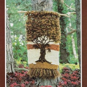 Grandmère Weaving • 1970s Flatloom Weaver Book • Flower Wall Flatweaving Hanging Art Instruction Pattern Books • Vintage • Digital PDF Ebook