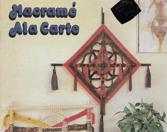 Vintage Macrame Pattern Book PDF • Room Divider, Wall Hanging, Art