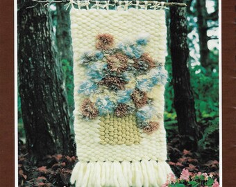 Bouquet Weaving • 1970s Flatloom Weaver Book • Flower Wall Flatweaving Hanging Art Instruction Pattern Books • Vintage • Digital PDF Ebook