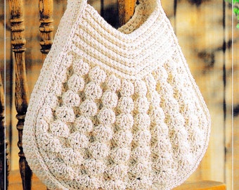 Vintage Crochet Purse Pattern Book PDF Download • Shoulder Sling Crochet Handbag Pattern • Handbag Crochet Pattern Boho Bag Festival Purse
