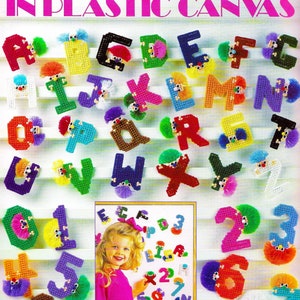 Libro de patrones de lienzo de plástico vintage Descargar PDF • Alfabeto Número Letra Imán Profesor Patrón de lienzo de plástico ABC 123 Mini lienzo de plástico