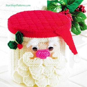 Libro con cartamodello tela di plastica Babbo Natale PDF • Tela di plastica natalizia WC Bagno Bagno Copertina di carta igienica Tela di plastica natalizia Vacanze