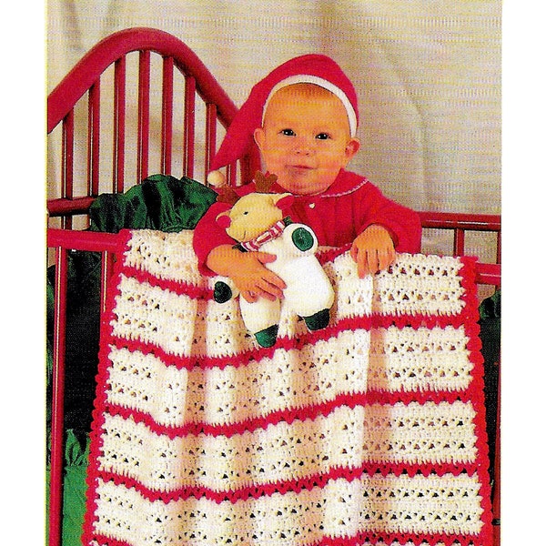 Christmas Crochet Pattern Book PDF Download • Xmas Christmas Baby Blanket Crochet Pattern Quick Easy Worsted Weight Yarn Beginner Pattern