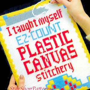 Vintage Plastic Canvas Pattern Book PDF Book • How To Learn Plastic Canvas Pattern Learning Stitch Dictionary Plastic Canvas Stitch Sampler