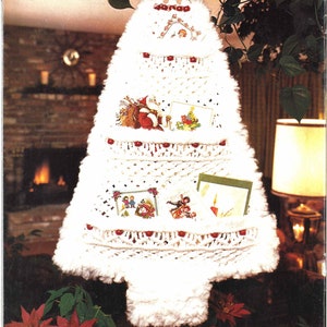 Macramékerstboom • Makkelijke beginner Macramé uit de jaren 70 • Kerstmis Sapin Noel Woondecoratie Kransen Patronen • Macramé-patronenboek • Vintage jaren 70 pdf