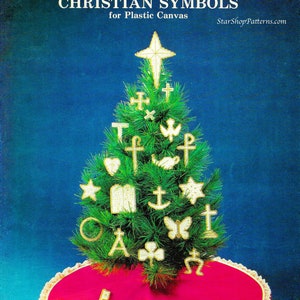 Livro de padrão de lona de plástico vintage PDF • Natal Natal Jesus Cruz Grego Latino Maltês Padrões de lona de plástico cristão tradicional