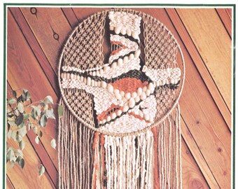 Mandala • Macrame 1970s Wall Hanging Art Curtain • Vintage Macramé • Boho Hippie • Instant Download