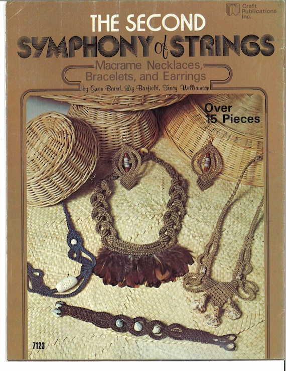 Micro macrame jewelry books shop
