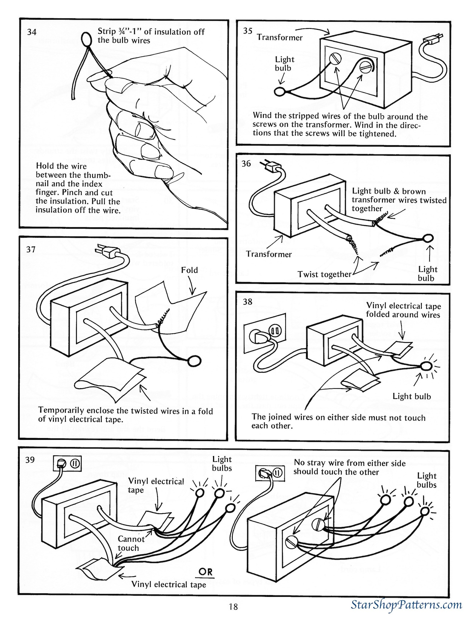Vintage Miniature Dollhouse Lighting Pattern Book PDF Ebook Etsy