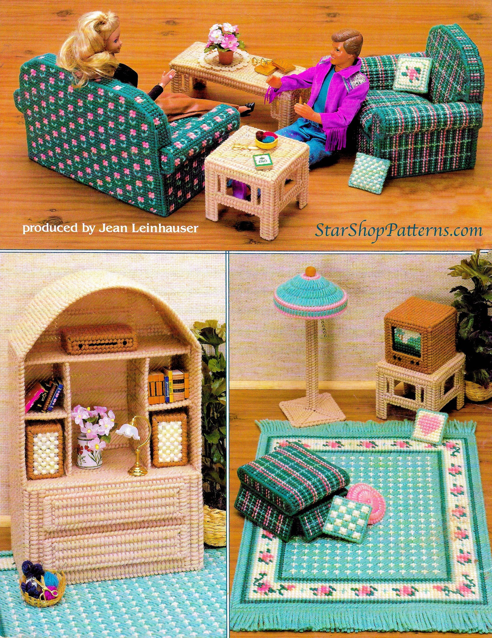 Vintage Plastic Canvas Pattern Book PDF 11.5 Doll 112 Etsy