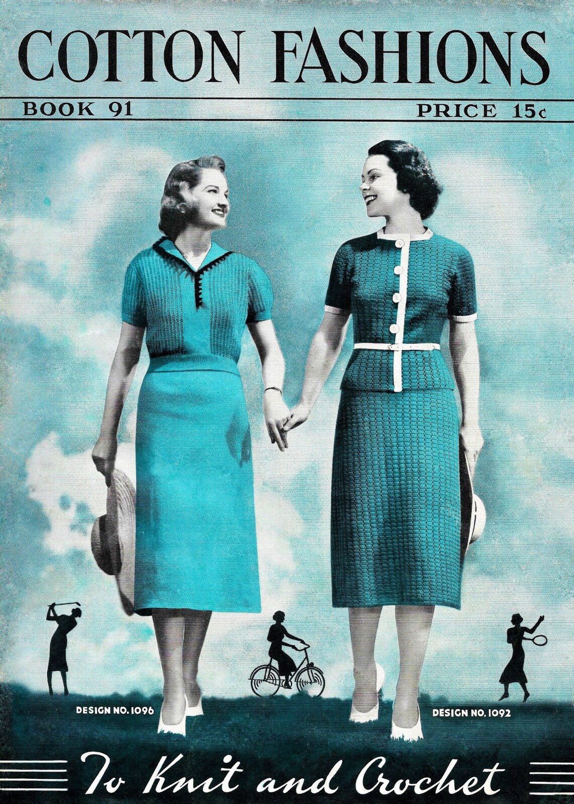 Vintage Crochet Dresses Pattern Book PDF 1937 Vintage 1930s Etsy