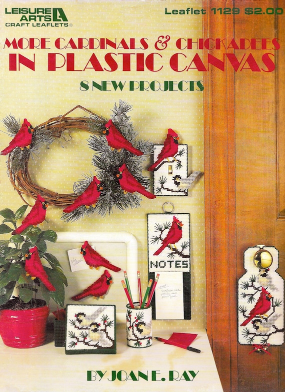 Holiday Plastic Canvas Pattern Book PDF Christmas Door Hanger