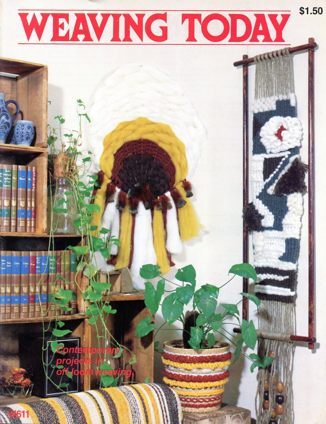 Weaving Today 1970s off Loom Weaver Book Weave Boho Handbag Bag