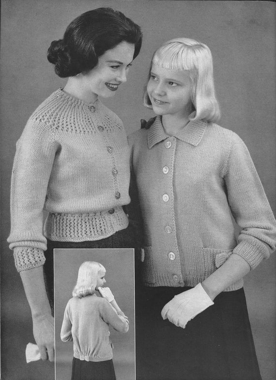1950s cardigan sweaters