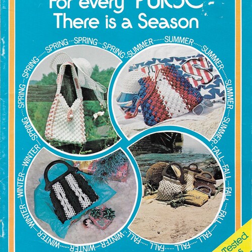 2 Livres De Patrons De Sacs Macramé - 1978 & 1979 - État Neuf