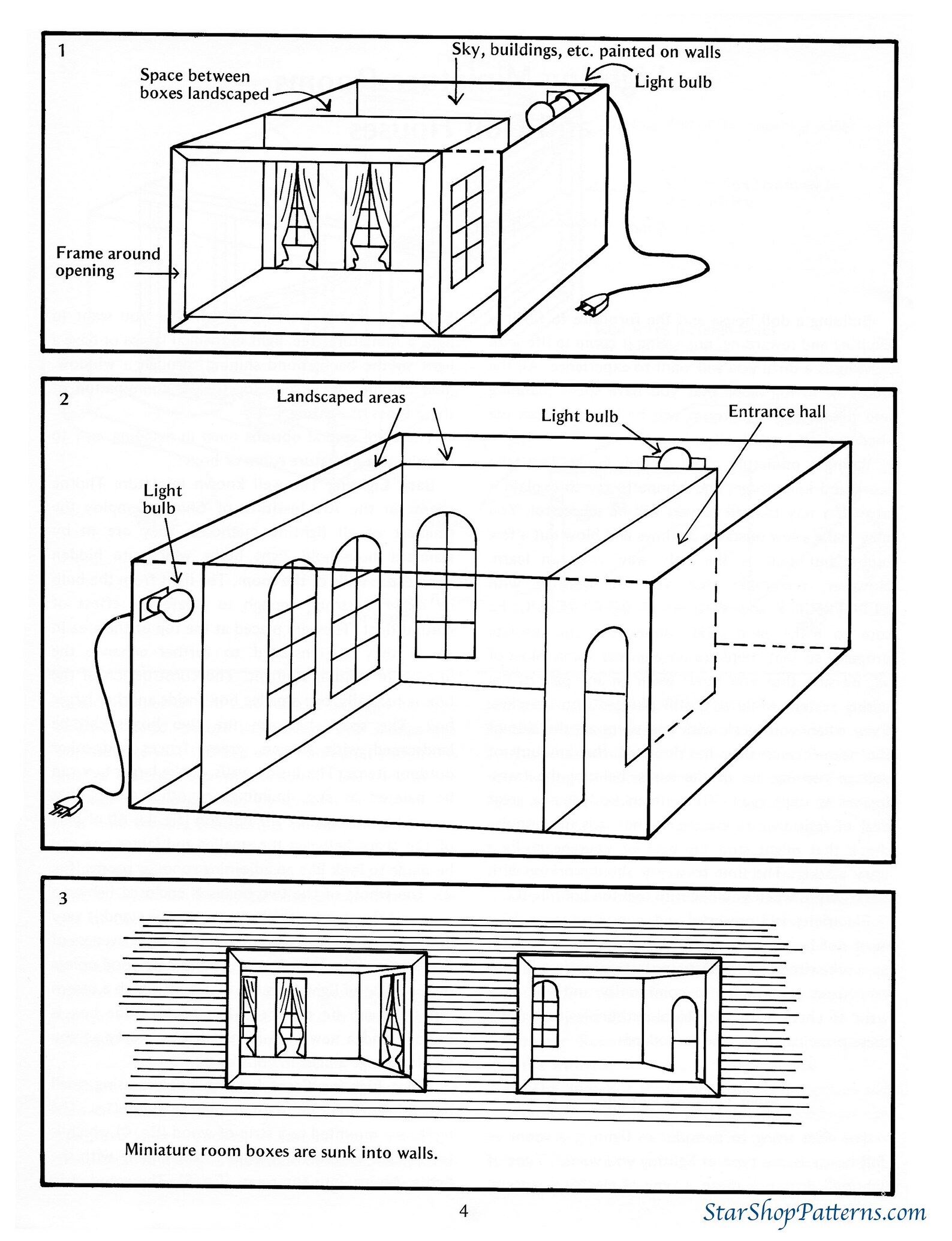 Vintage Miniature Dollhouse Lighting Pattern Book PDF Ebook Etsy