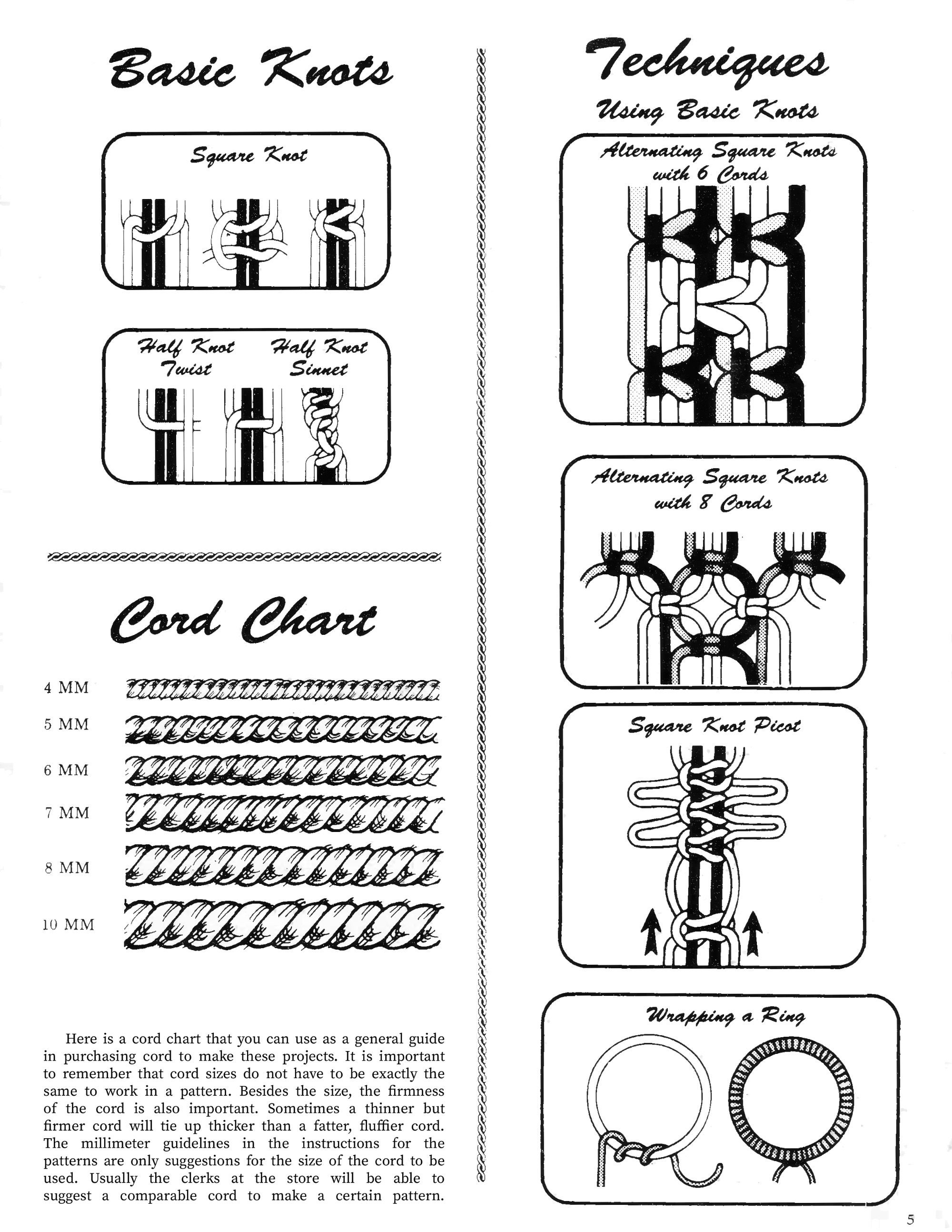 Vintage Macrame PDF Pattern • Beaded Macrame Elegance VII 7 • 1970s ...